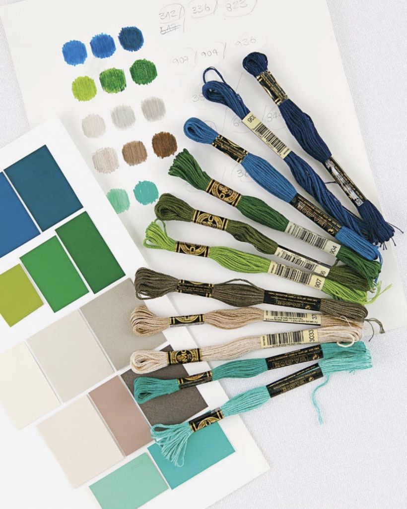 Escoge las mejores paletas de color para tu bordado con Karen Barbé  6