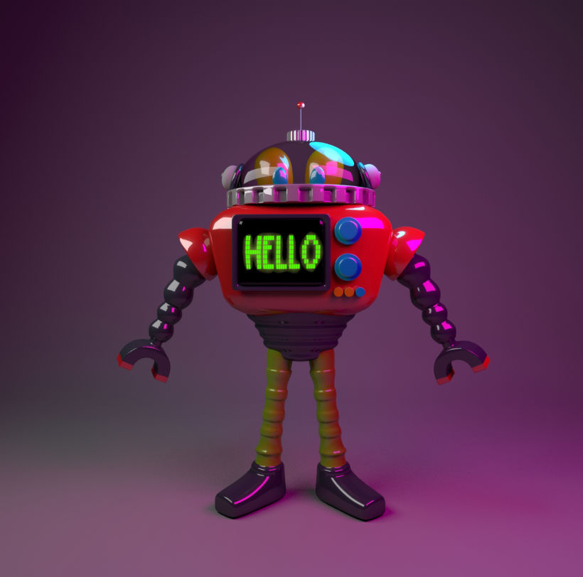 HELLO Mi Proyecto del curso: Introducción a la creación de personajes y modelado 3D con Maya 0