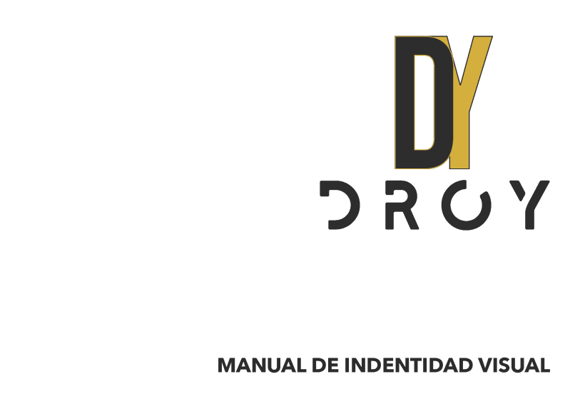 Manual de identidad visual  de "DROY" -1