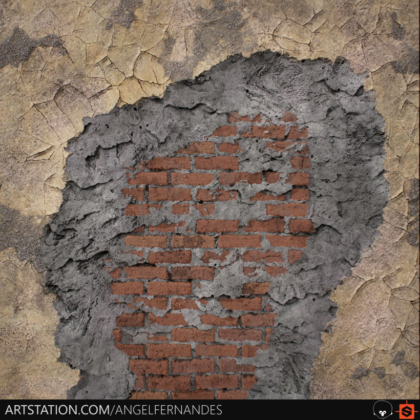 Material Blending - Brick Wall 5