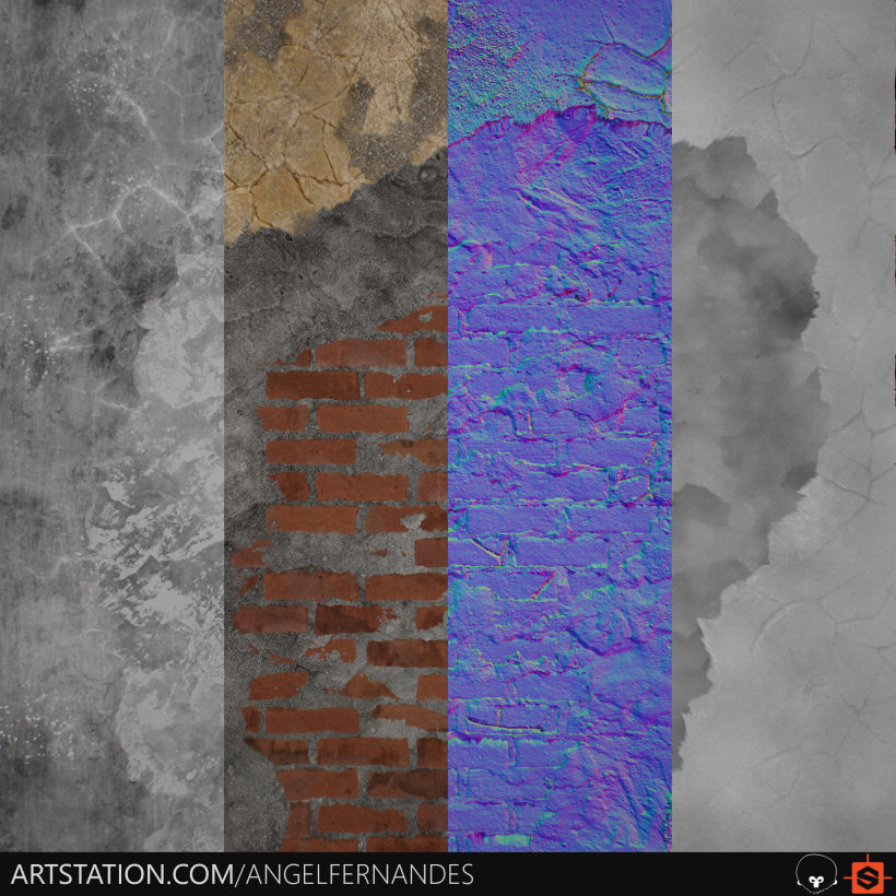 Material Blending - Brick Wall 6
