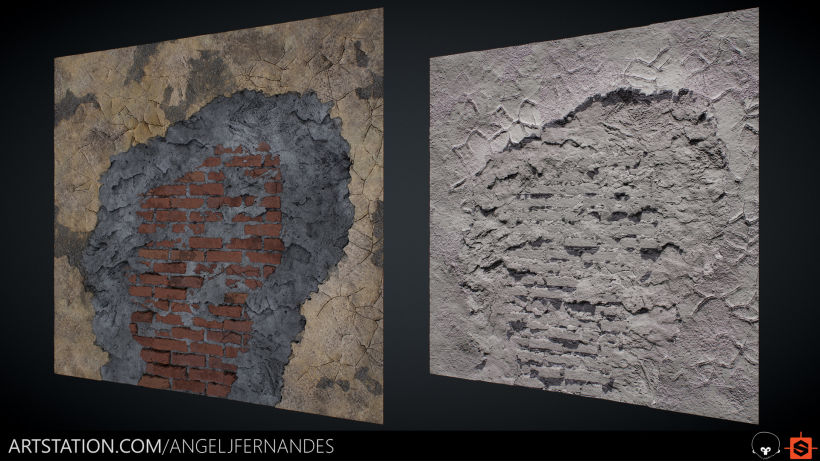 Material Blending - Brick Wall 7