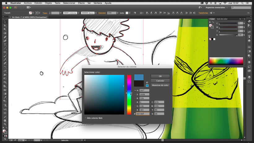Tutorial Adobe Illustrator: cómo vectorizar una imagen 9