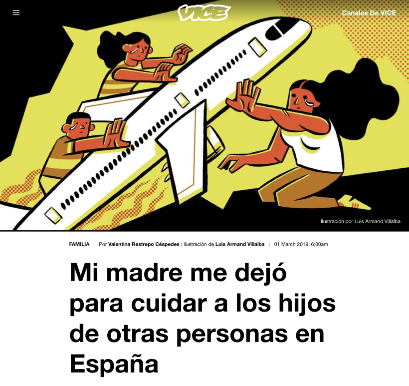 Mi madre me dejó para cuidar a los hijos de otras personas en España (VICE España) 2