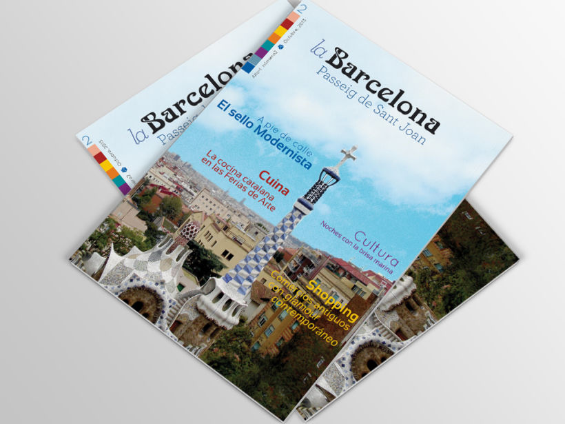 ^  La Barcelona. Passeig de Sant Joan, Revista local. Dirección artística editorial y diseño