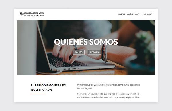 Web - Publicaciones Profesionales 2