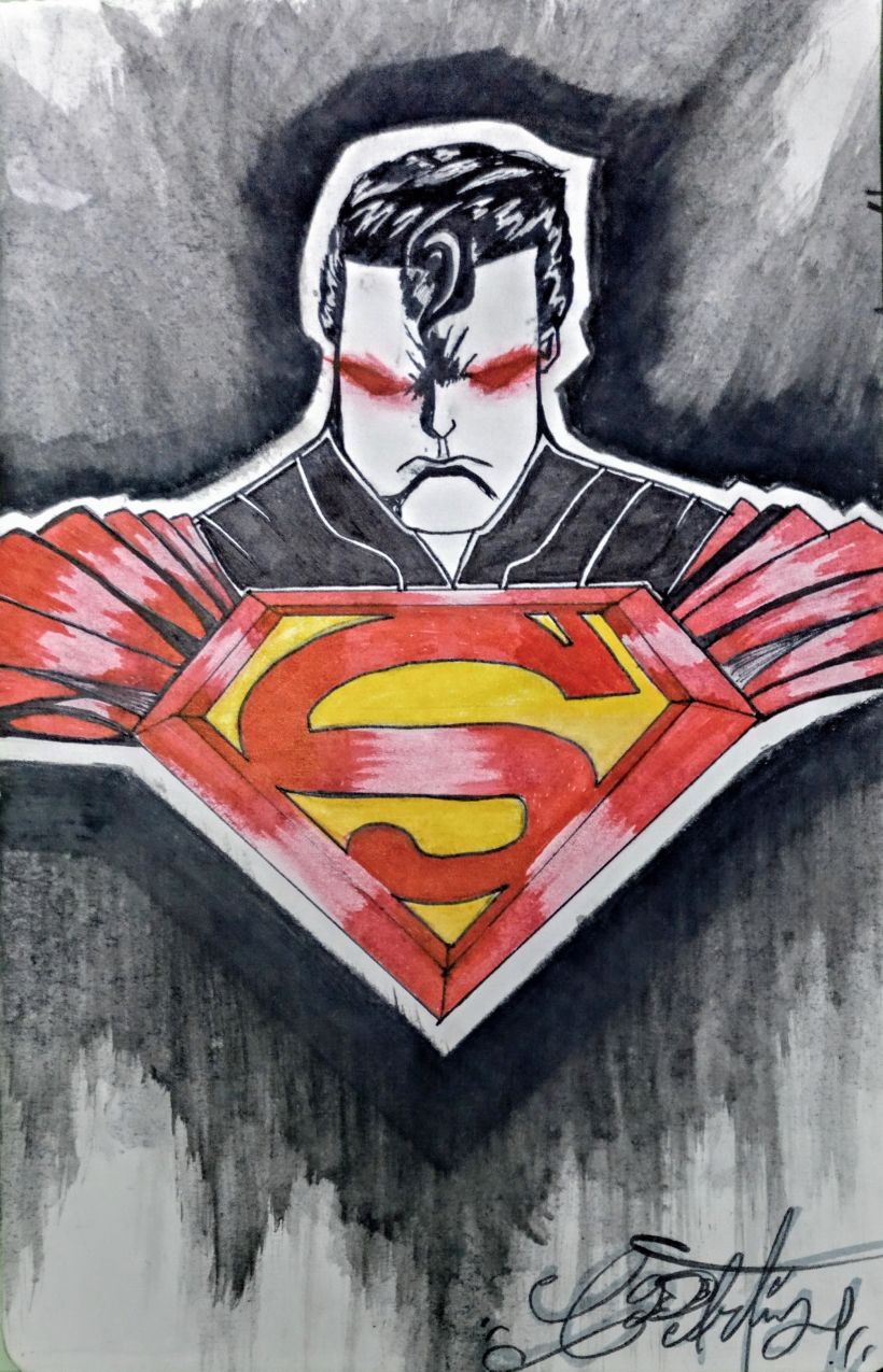 How to Draw Superman (Superman) Step by Step | DrawingTutorials101.com