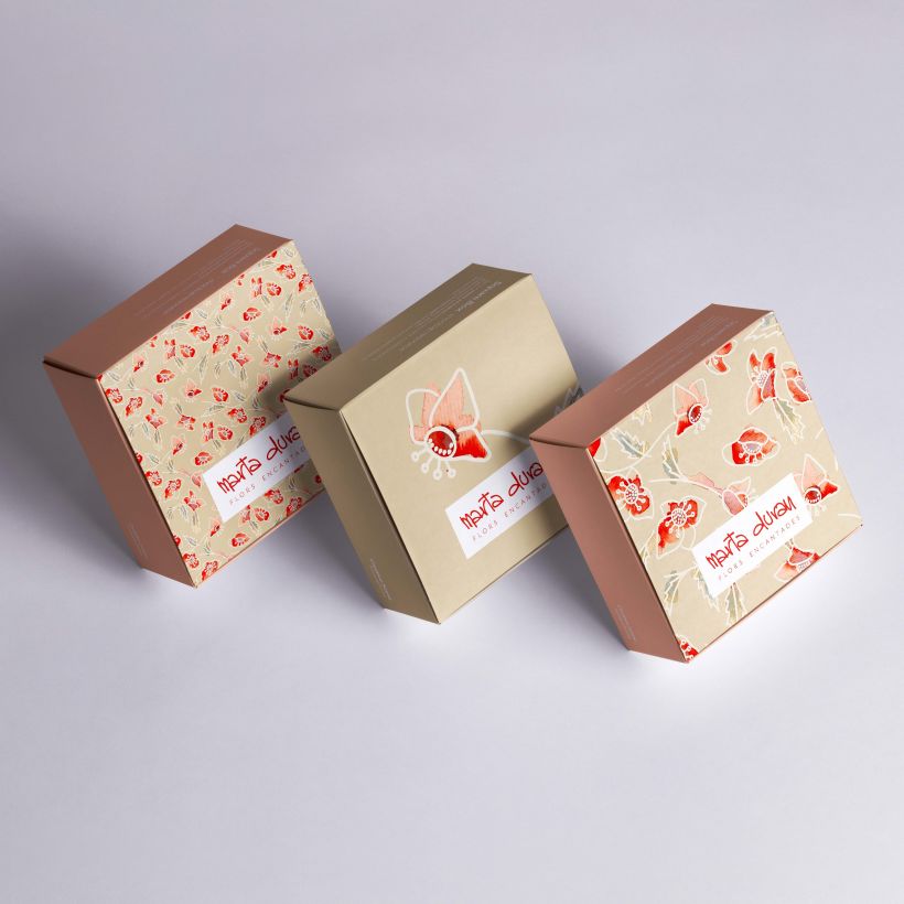 Packaging para Marta Duran: joyas hechas a mano con flores 0