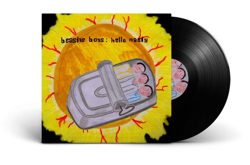 Mi versión de la portada del disco de Beastie Boys – Hello Nasty