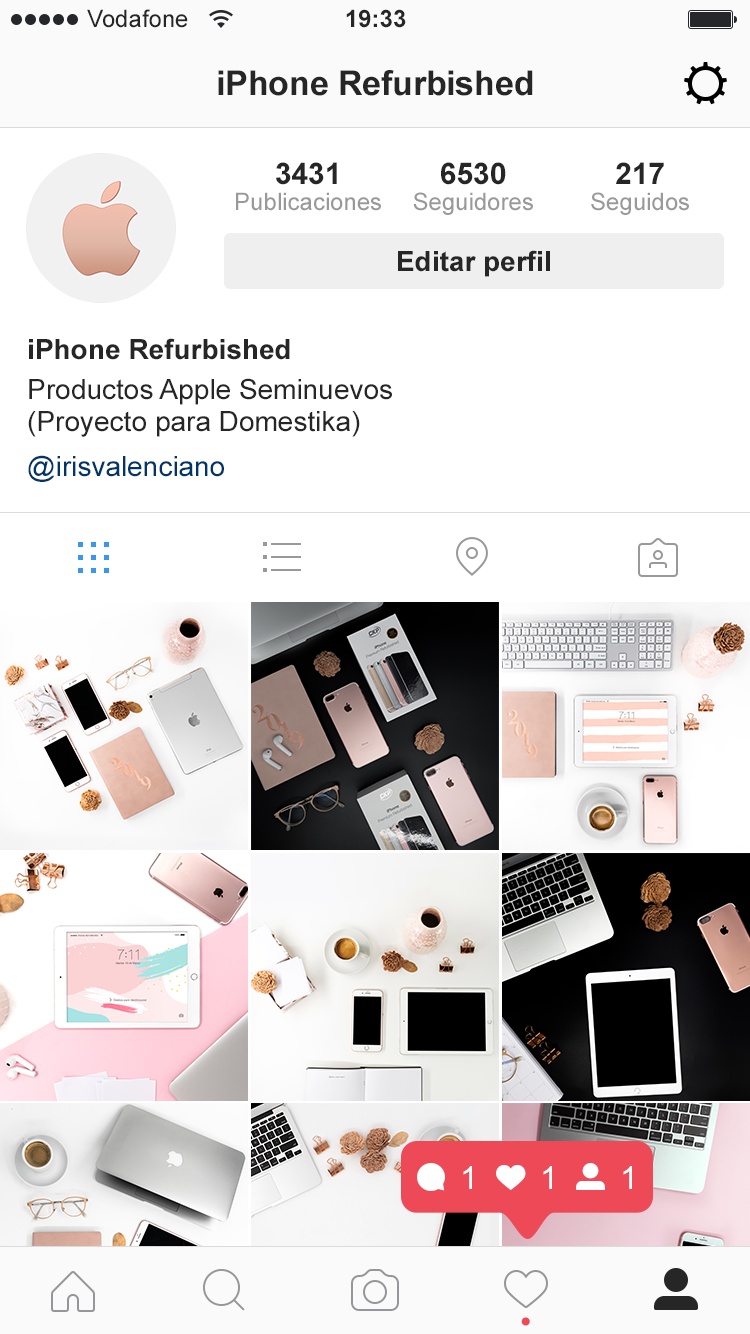 Fotografía para instagram: Productos reacondicionados 8