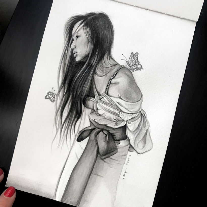 Mi Proyecto del curso: Introducción a la ilustración con tinta china 1