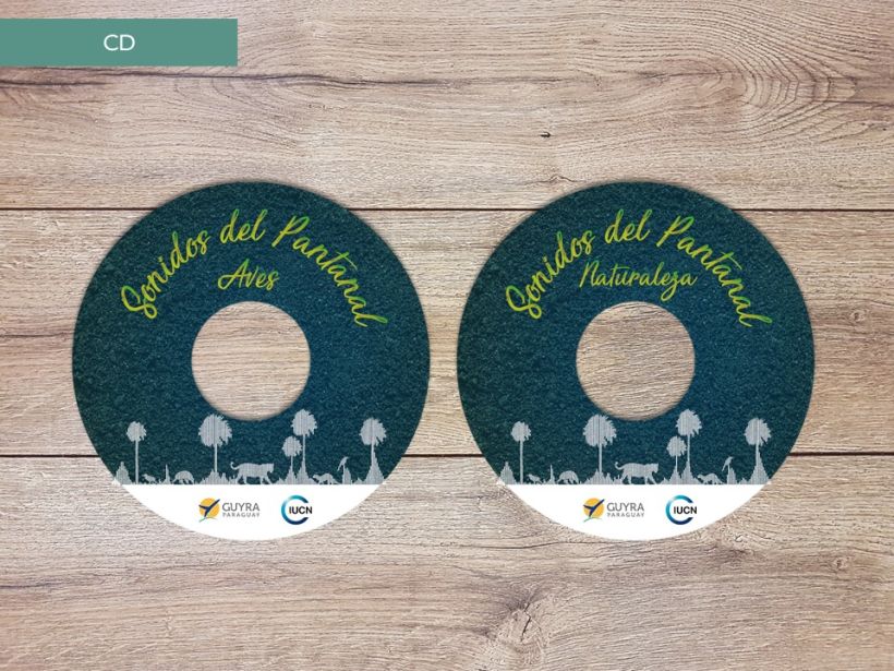 Diseño CD Sonidos del Pantanal 4