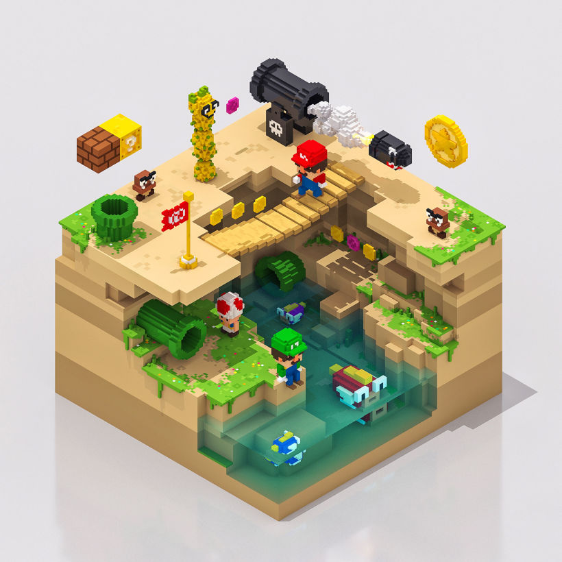 Fan Art Mario 3D Land 0