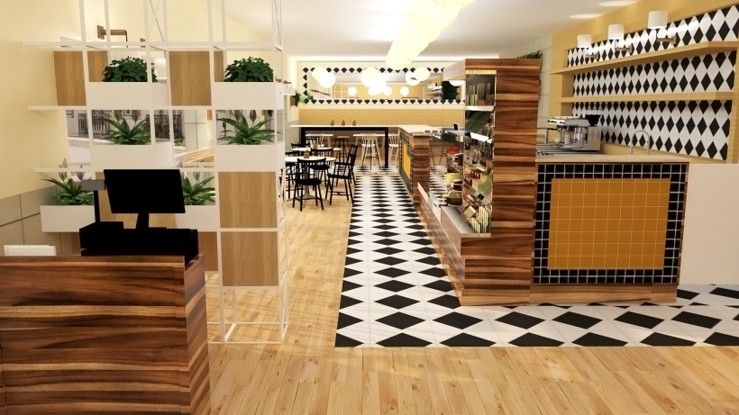 My project in Diseño de interiores para restaurantes course 1