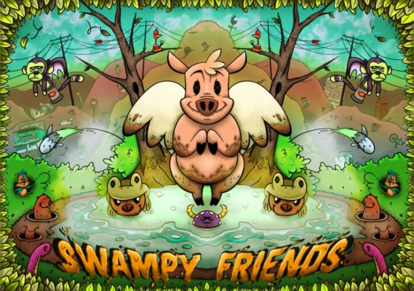 Swampy Friends es la fiesta del pantano :)