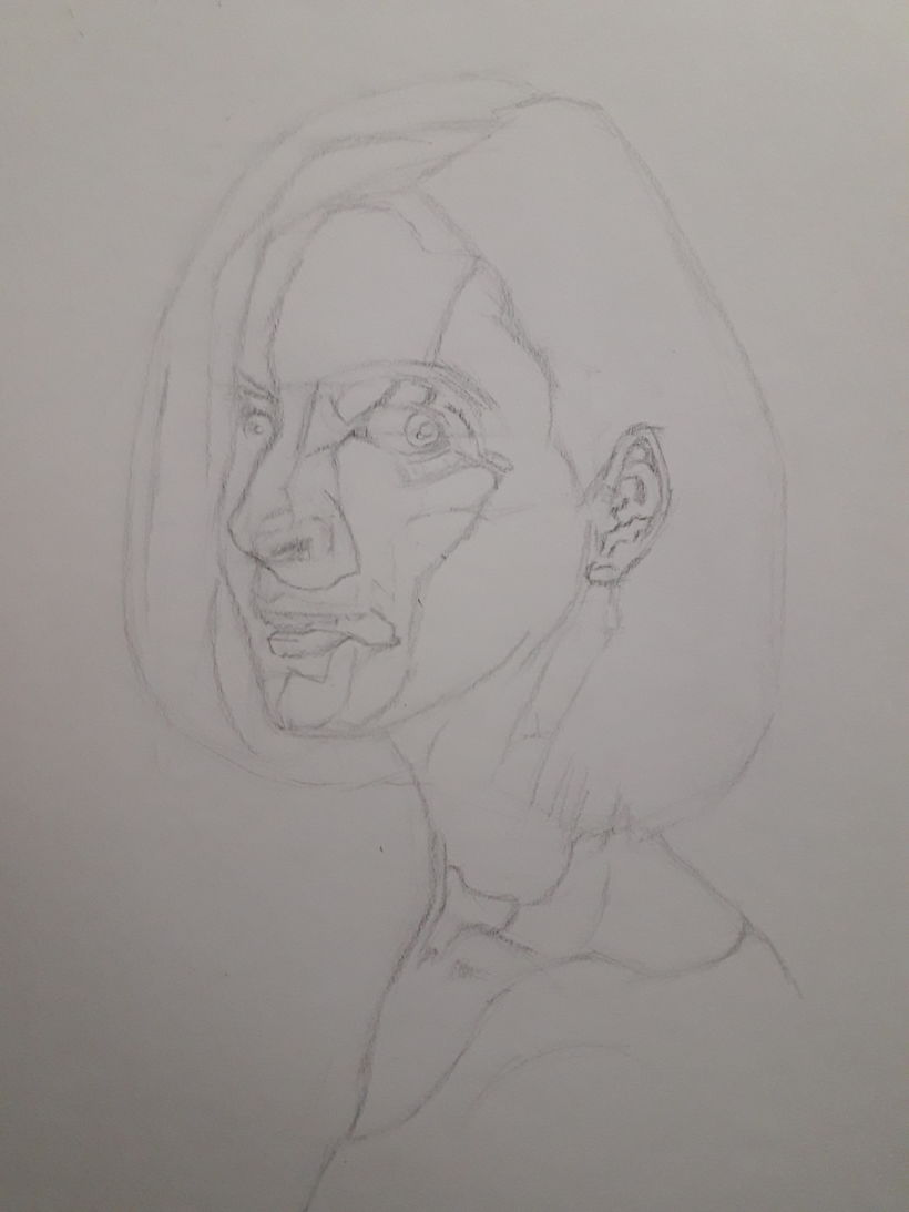 Mi Proyecto del curso: Retrato realista con lápiz de grafito 3