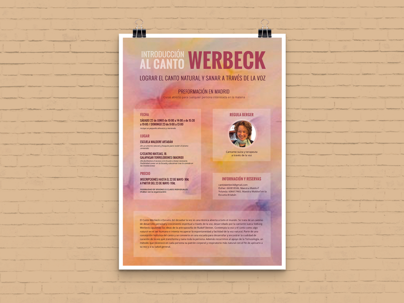 Poster para Introducción al canto Werbeck 0