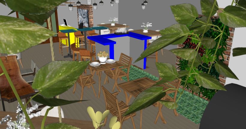 Mi Proyecto del curso: Diseño de interiores para restaurantes 2