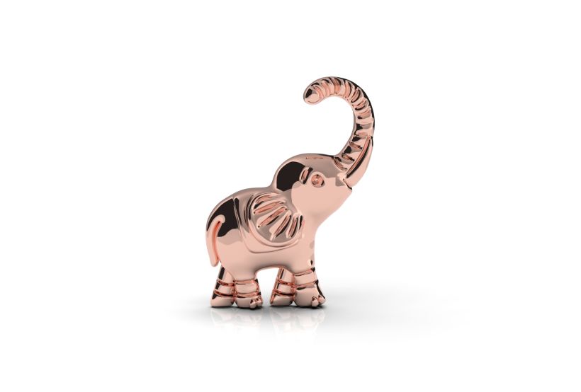 Dije de Elefante Modelado 3D Rhino Gold, ZBrush  & Key Shot -1