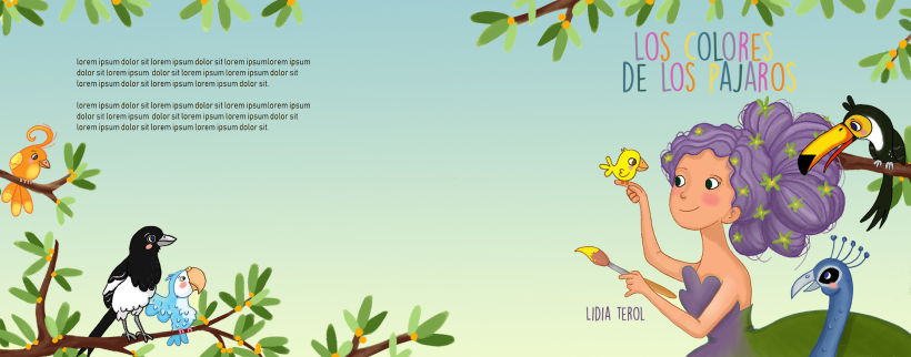Mi Proyecto del curso: Ilustración digital para cuentos infantiles "Los colores de los pájaros" 6