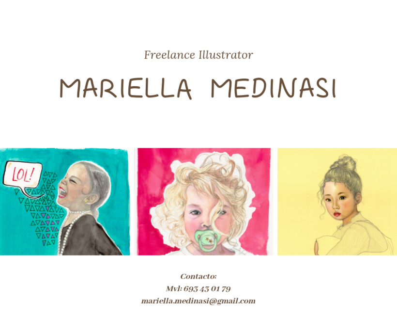 Portfolio: Mariella Medinasi - Ilustraciones  1