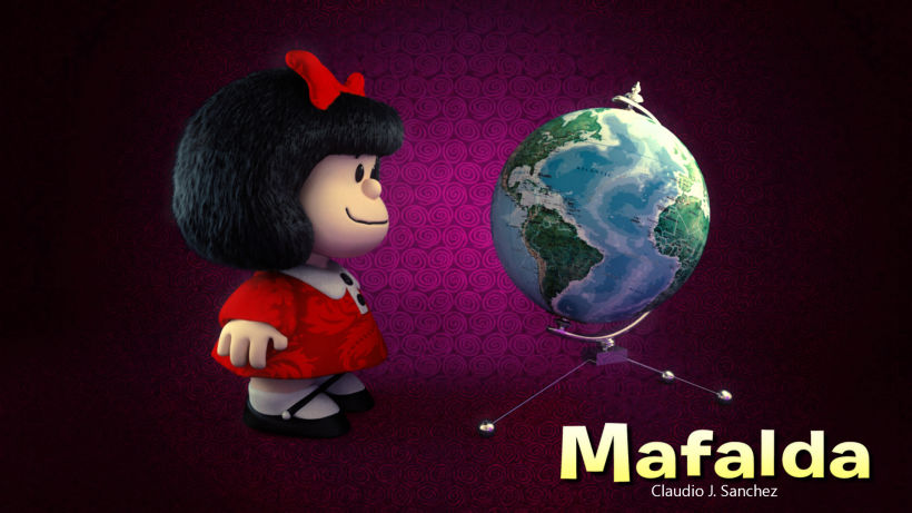 Mafalda ZBrush, 3ds Max and Photoshop 0