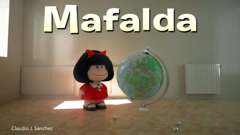 Mafalda ZBrush, 3ds Max and Photoshop 2