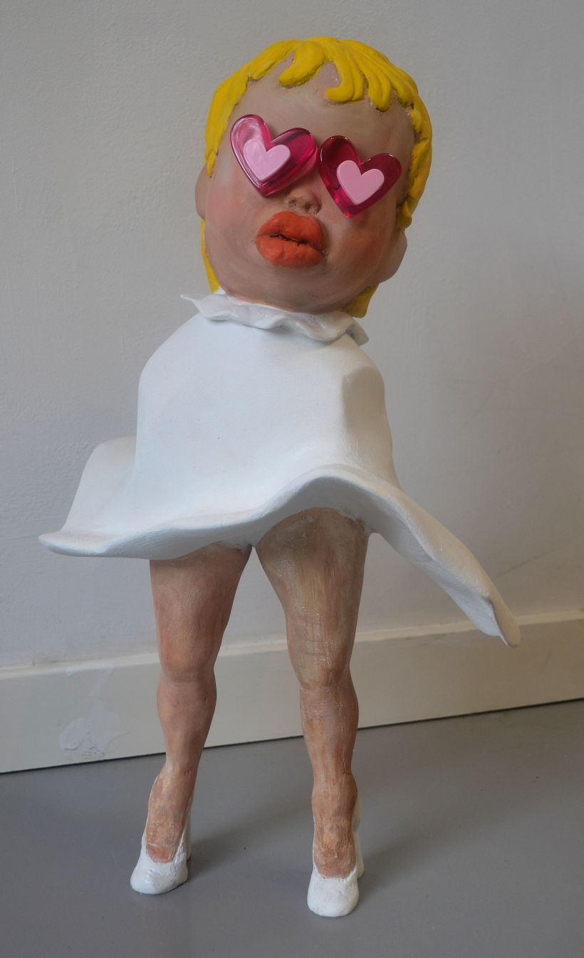 Mi Proyecto del curso: Diseño e intervención de art toys, The Blonde Girl 0