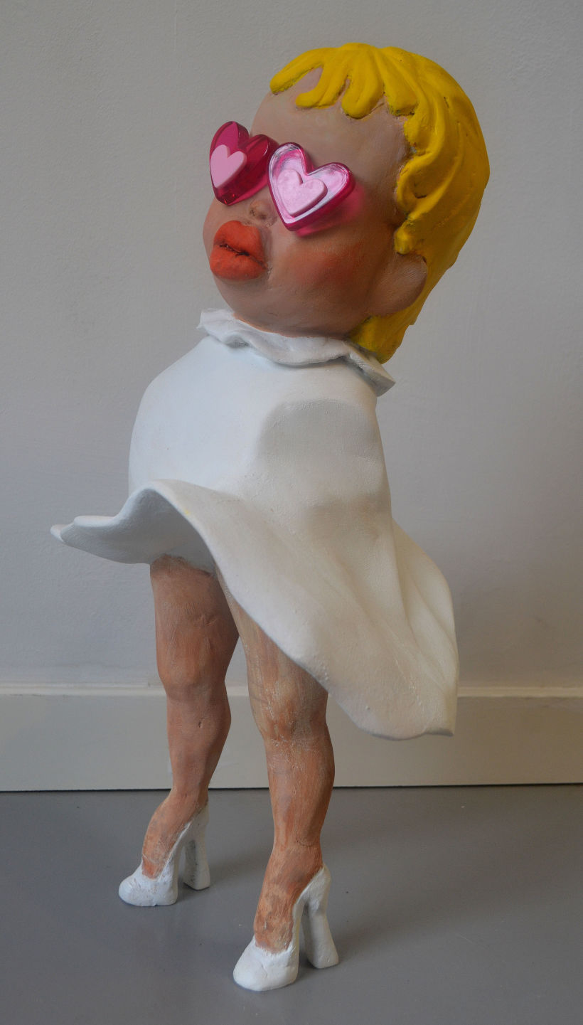 Mi Proyecto del curso: Diseño e intervención de art toys, The Blonde Girl 1