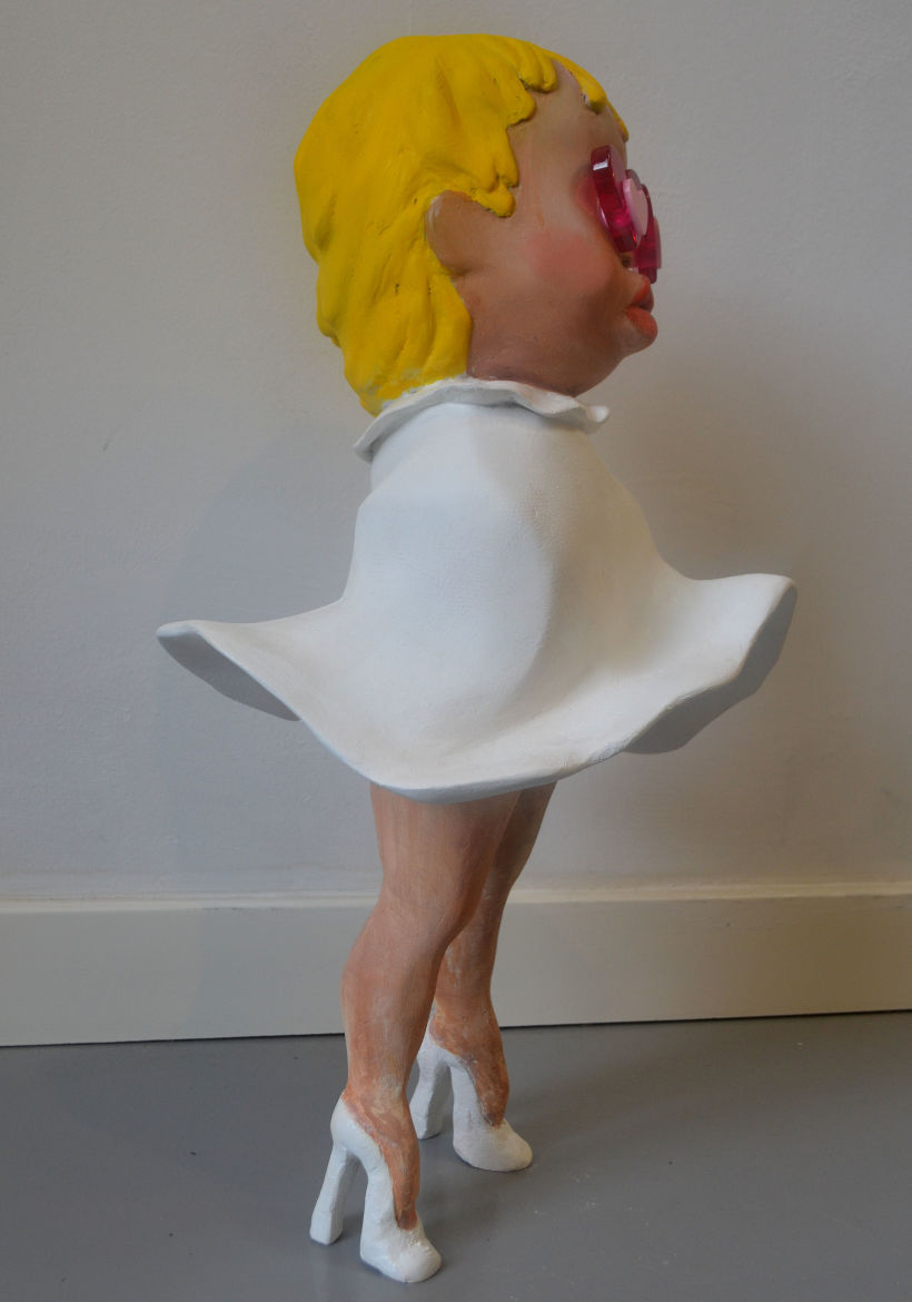 Mi Proyecto del curso: Diseño e intervención de art toys, The Blonde Girl 3