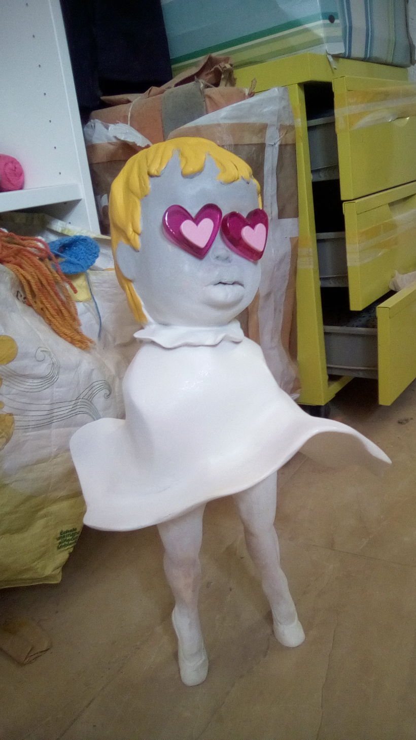 Mi Proyecto del curso: Diseño e intervención de art toys, The Blonde Girl 9