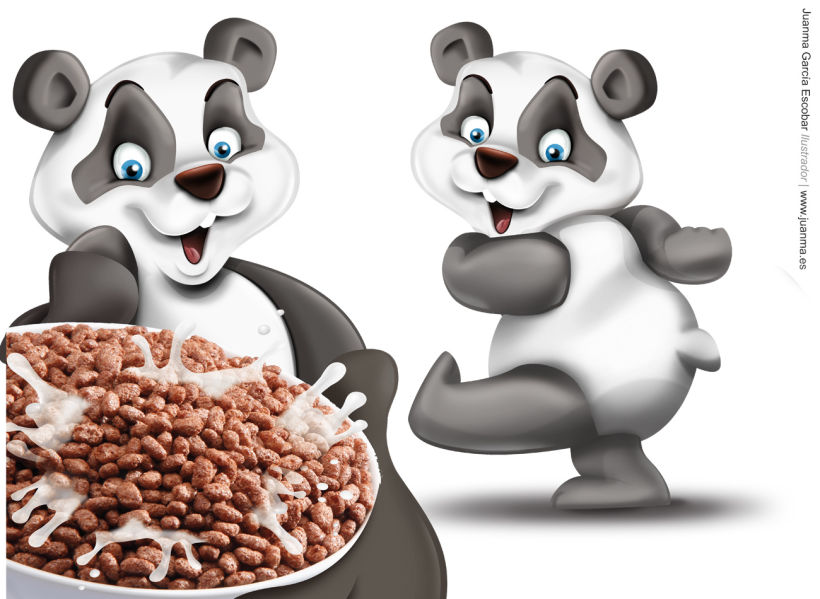 Creación de personajes para packaging de cereales Consum KIDS 5