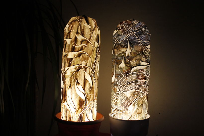 Mi Proyecto del curso: Creación de lámparas de Origami con papel 4