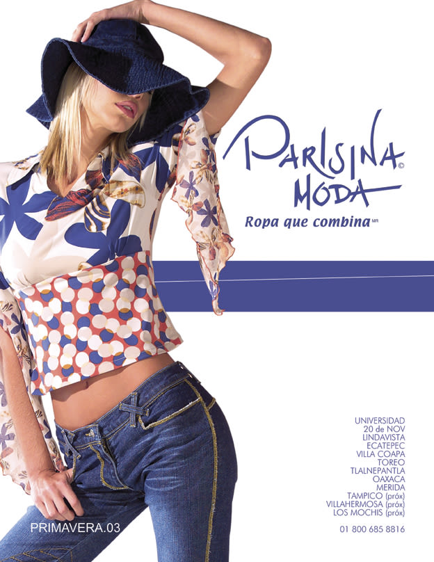Parisina Moda. Primavera-Verano 2003