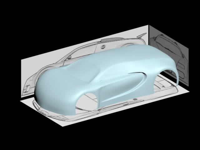 Continuación de Curso - Clase 19 a, b y c Diseño de Auto Hardsurface Bugatti Parte 1 0