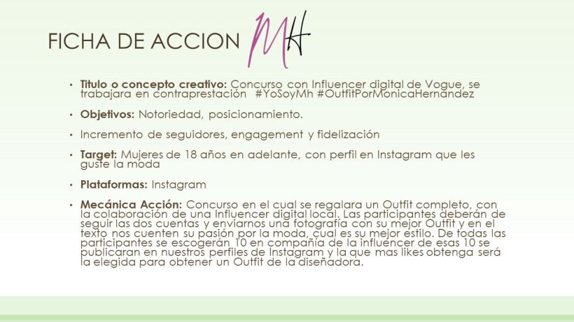 MH Boutique & Atelier Estrategia de comunicación para redes sociales 13