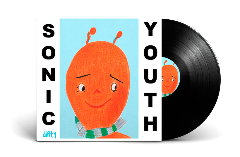 Mi versión de la portada del disco de Sonic Youth - dirty
