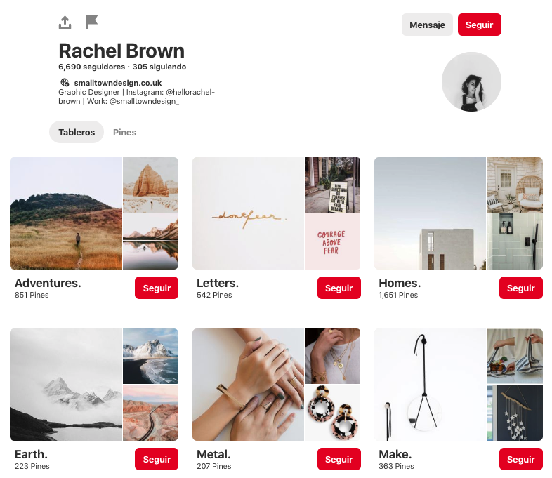 Los 10 perfiles creativos de Pinterest indispensables que tienes que seguir 7