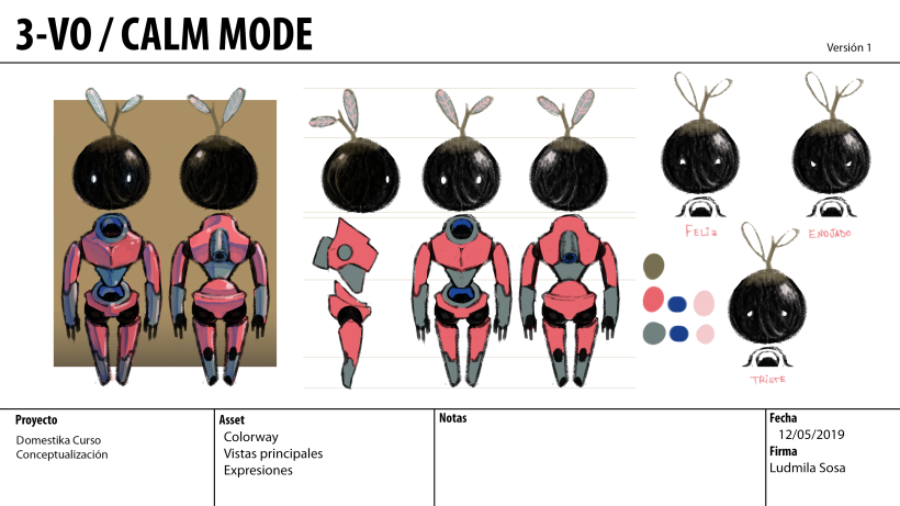 Mi Proyecto del curso: Metodología y conceptualización para el diseño de personajes 1