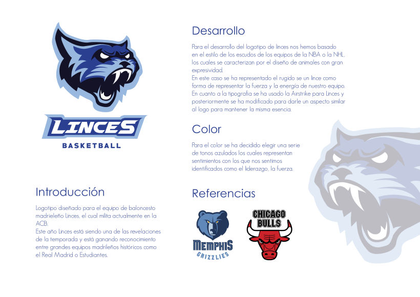 Diseño de Logotipo para Linces Basketball 1