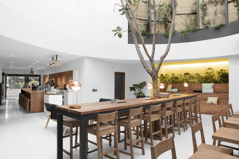 Cafetería diseñada por Futura