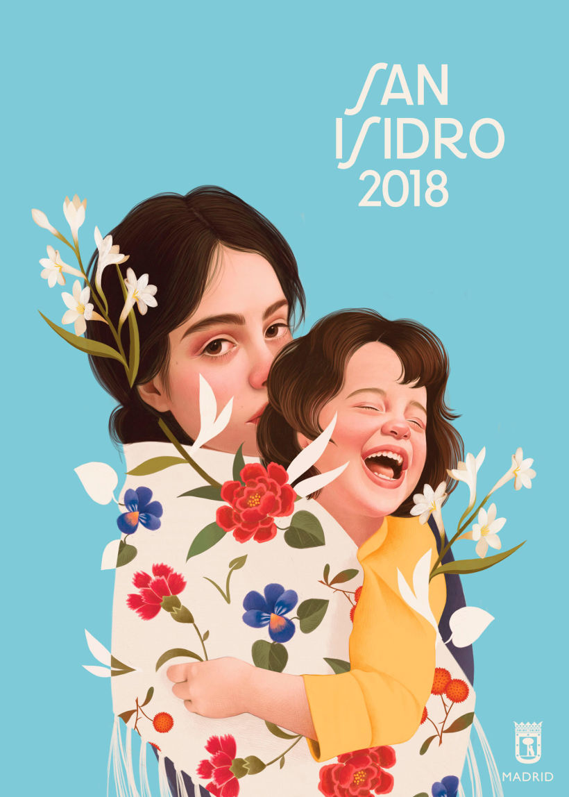 Cartel de Mercerdes deBellard para las Fiestas de San Isidro 2018