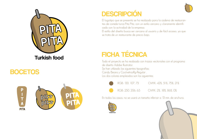 Diseño logotipo Pita Pita 1