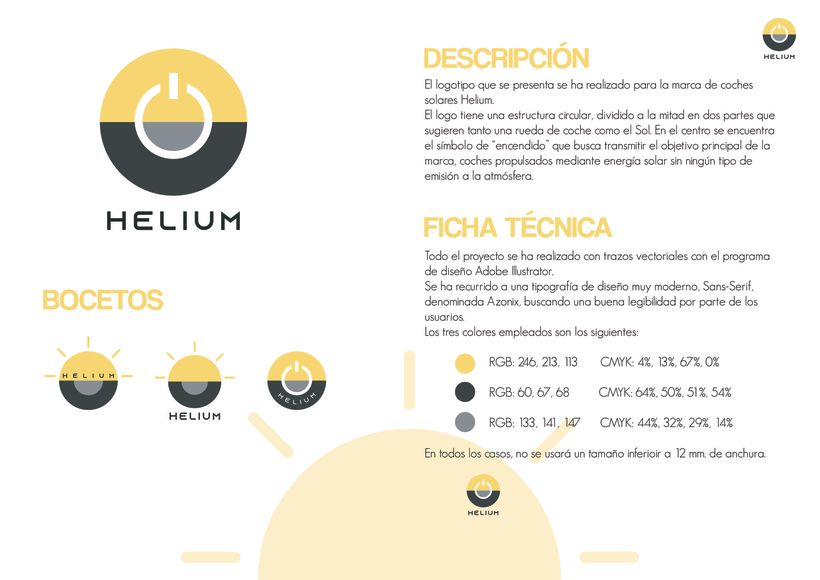 Diseño logotipo Helium 0