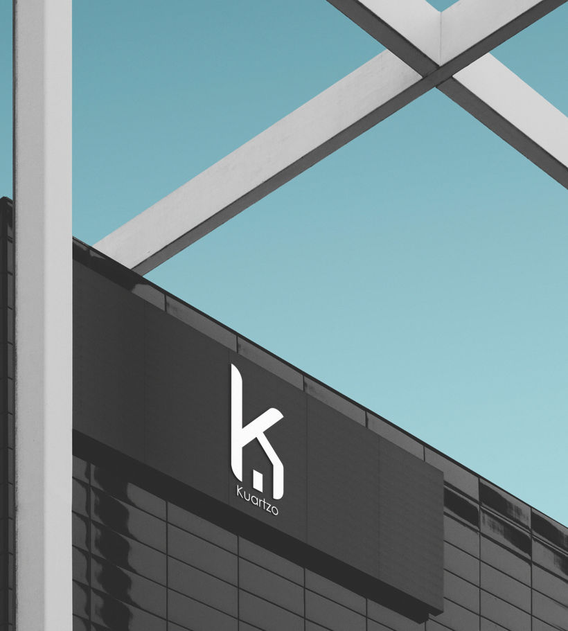 Diseño de logotipo para la constructora Kuartzo 2