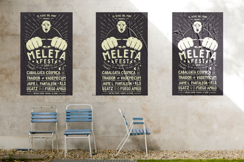 Poster para el festival de música - Meleta Fest ´19 3