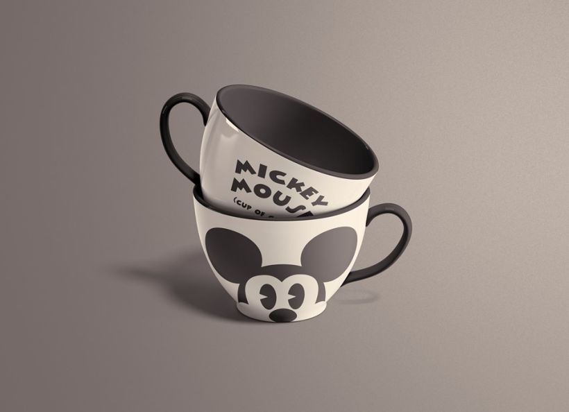 Coffee Mickey cups by lafifi_design -1