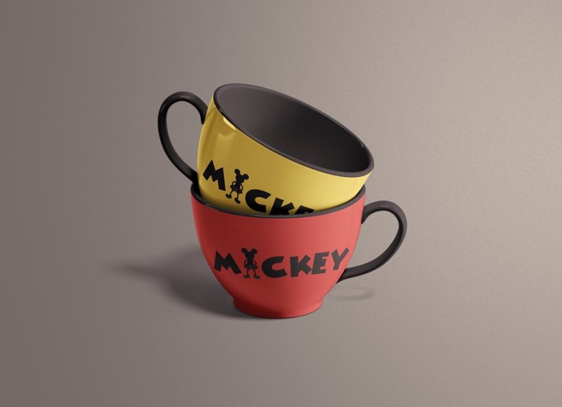 Coffee Mickey cups by lafifi_design 1