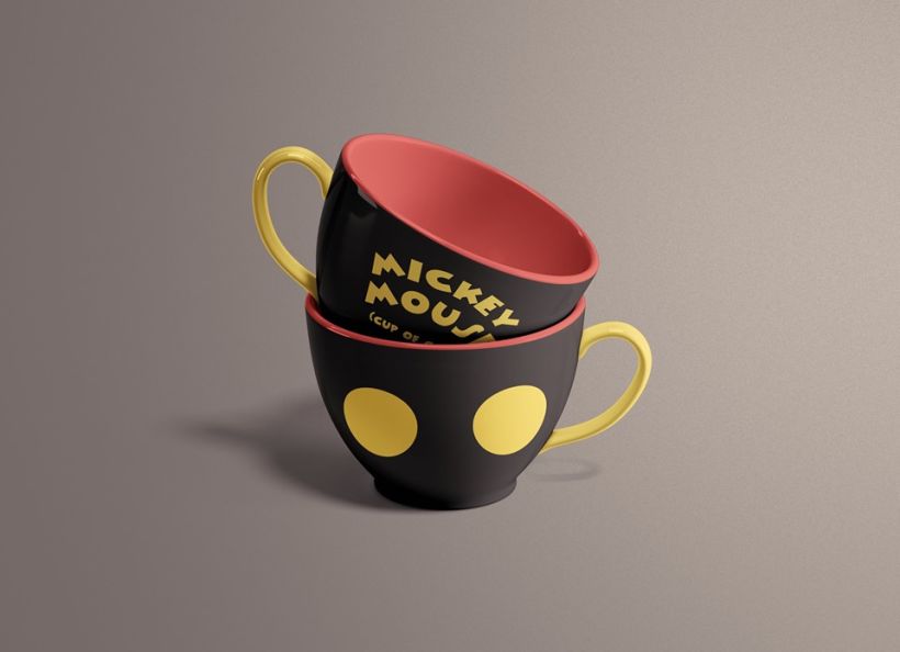 Coffee Mickey cups by lafifi_design 2