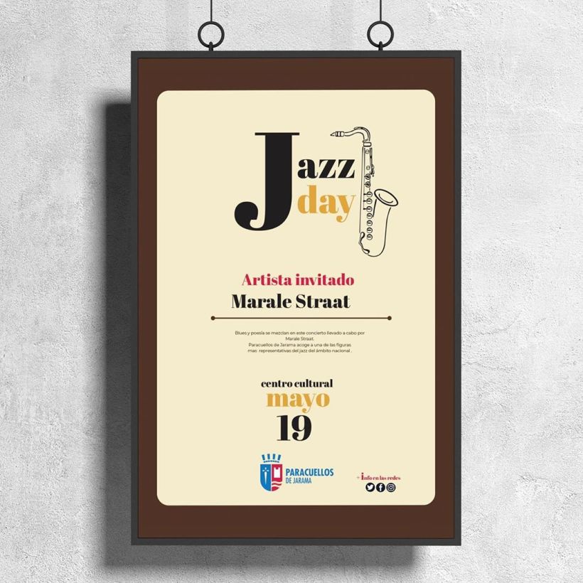Diseño de cartel para Festival de Jazz. -1